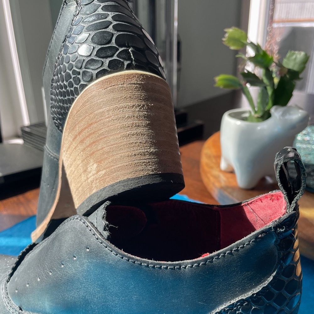 Freebird by Steven Black Leather Ankle Booties - Picture 3 of 7